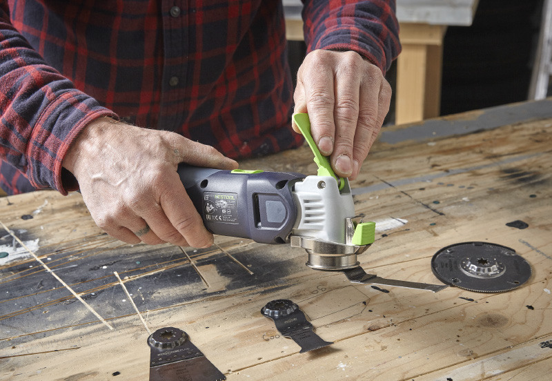 Snel en makkelijk wisselen - Festool Vecturo OSC 18