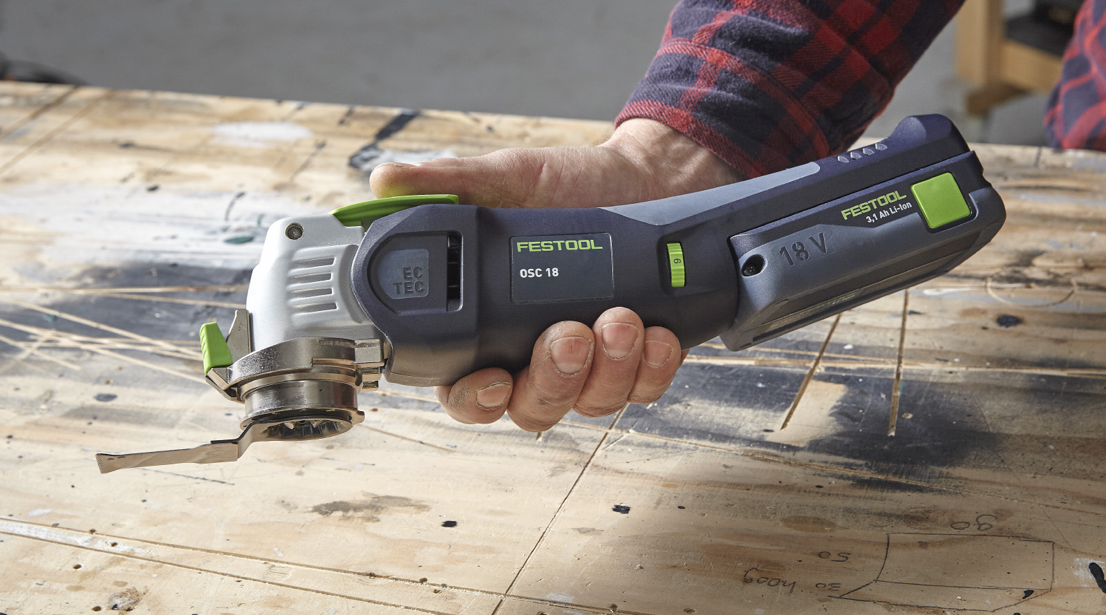 Festool Vecturo Festool Cordless Oscillator OSC 18 HPC 4,0 EI-Set