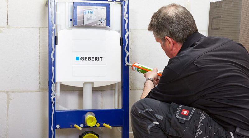 wedi iboard toiletombouw stap 3 vastzetten