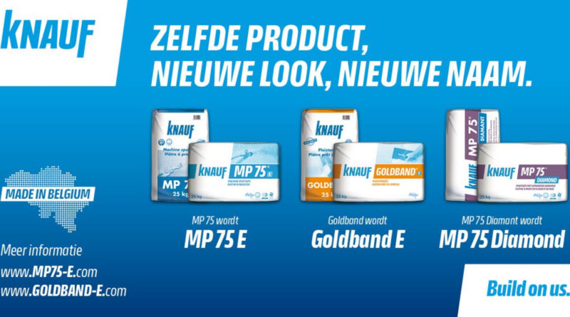 Nieuwe opzet Knauf pleisters