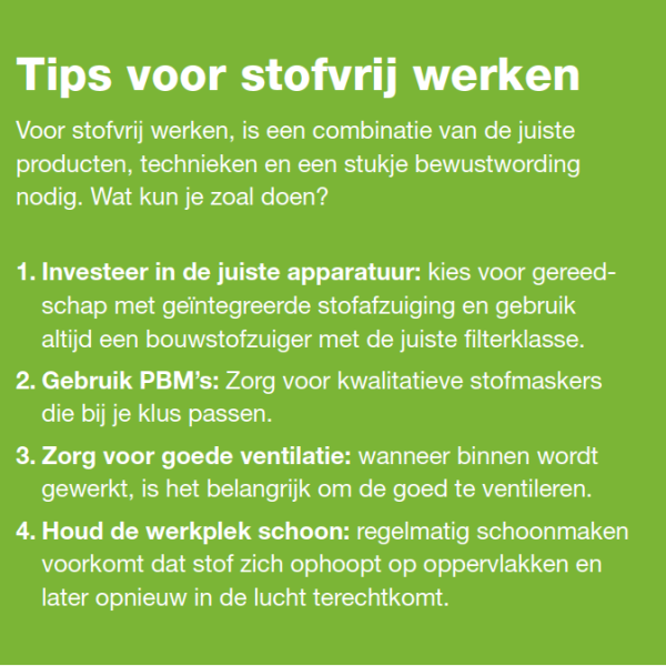 Stofvrij werken