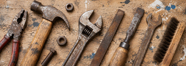 Roest verwijderen van gereedschap