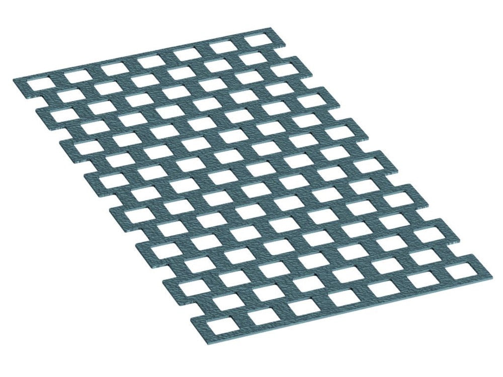 Plaat aluminium geperforeerd 1000x500mm 1mm-016015