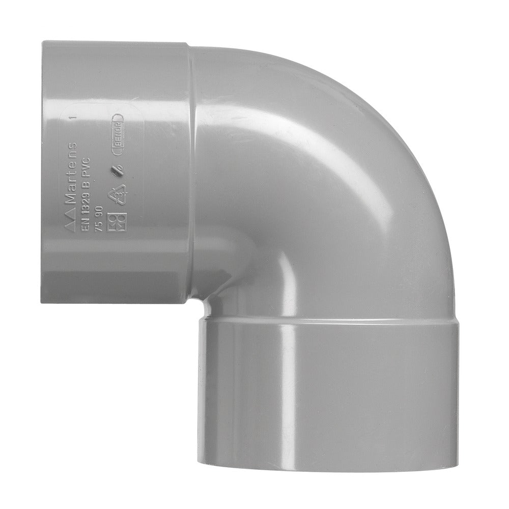 Martens PVC Bocht 2x Lijmmof 3,2mm 90°-049969