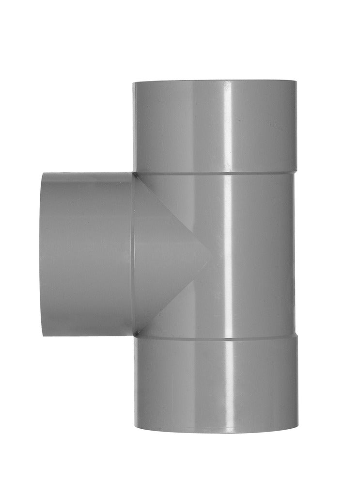 T-Stuk PVC 3x lijmmof wanddikte 3,2 mm Ø 32 mm 87° KOMO-keur-050130