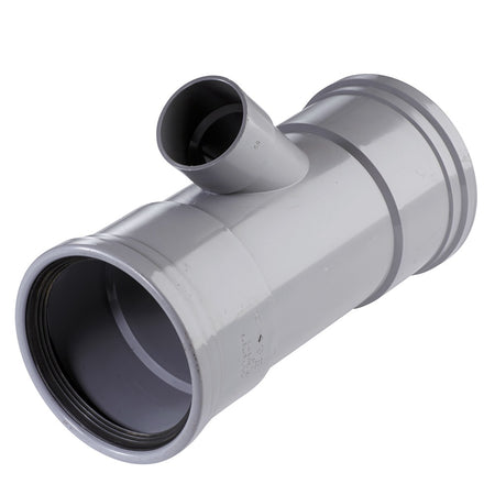 Martens PVC T-stuk 2x Manchetmof/1x lijmmof 3,2mm 110mm 45°-050505