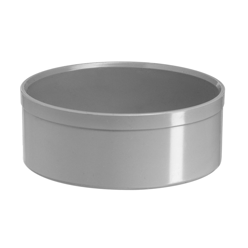 Eindkap universeel PVC Ø 125 mm passend om de buis en de mof KOMO-keur-050874