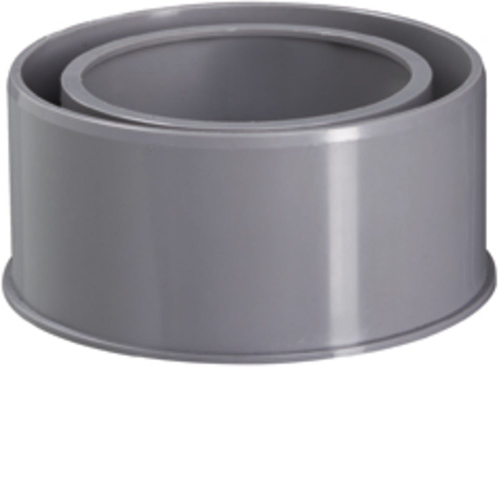 Inzetverloopstuk PVC wanddikte 3,2 mm Ø 110x80 mm t.b.v. binnenhuisriolering-051101