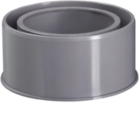 Inzetverloopstuk PVC wanddikte 3,2 mm Ø 110x80 mm t.b.v. binnenhuisriolering-051101