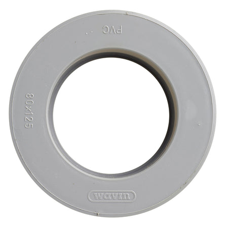Inzetverloopstuk PVC wanddikte 3,2 mm Ø 125x80 mm t.b.v. binnenhuisriolering-051136