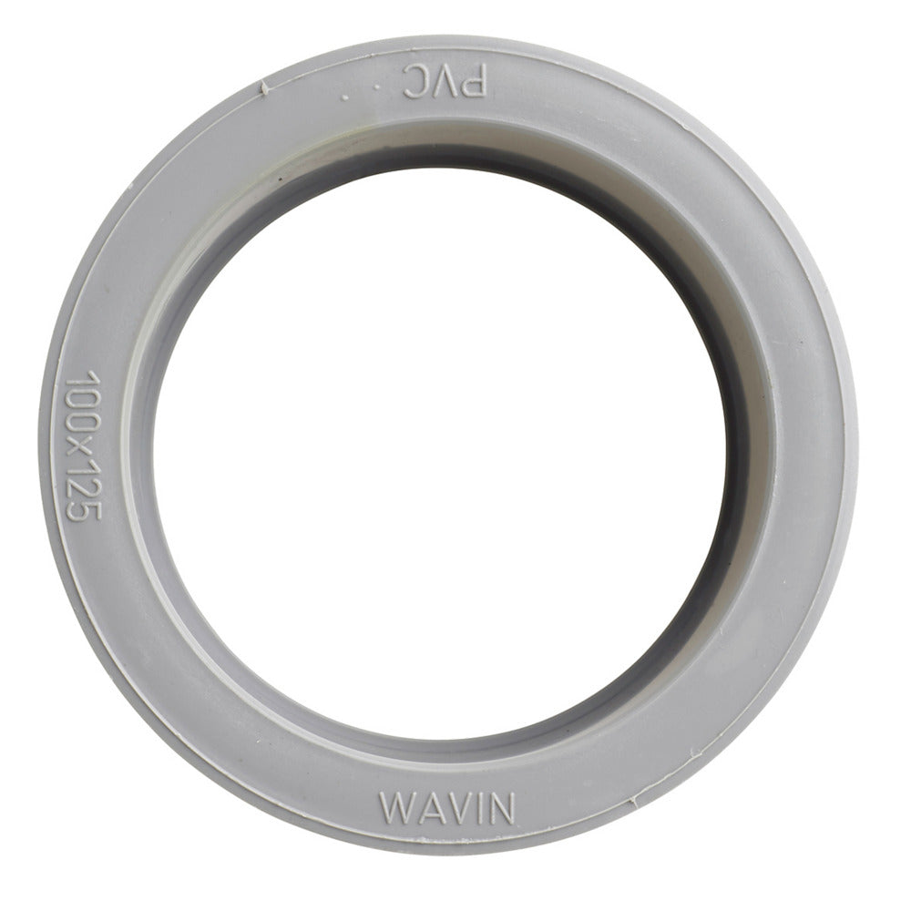 Inzetverloopstuk PVC wanddikte 3,2 mm Ø 125x100 mm t.b.v. binnenhuisriolering-051144