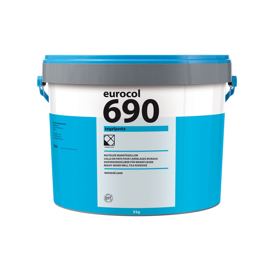 Eurocol 690 Tegelpasta Wand Gebroken Wit 8kg-062356
