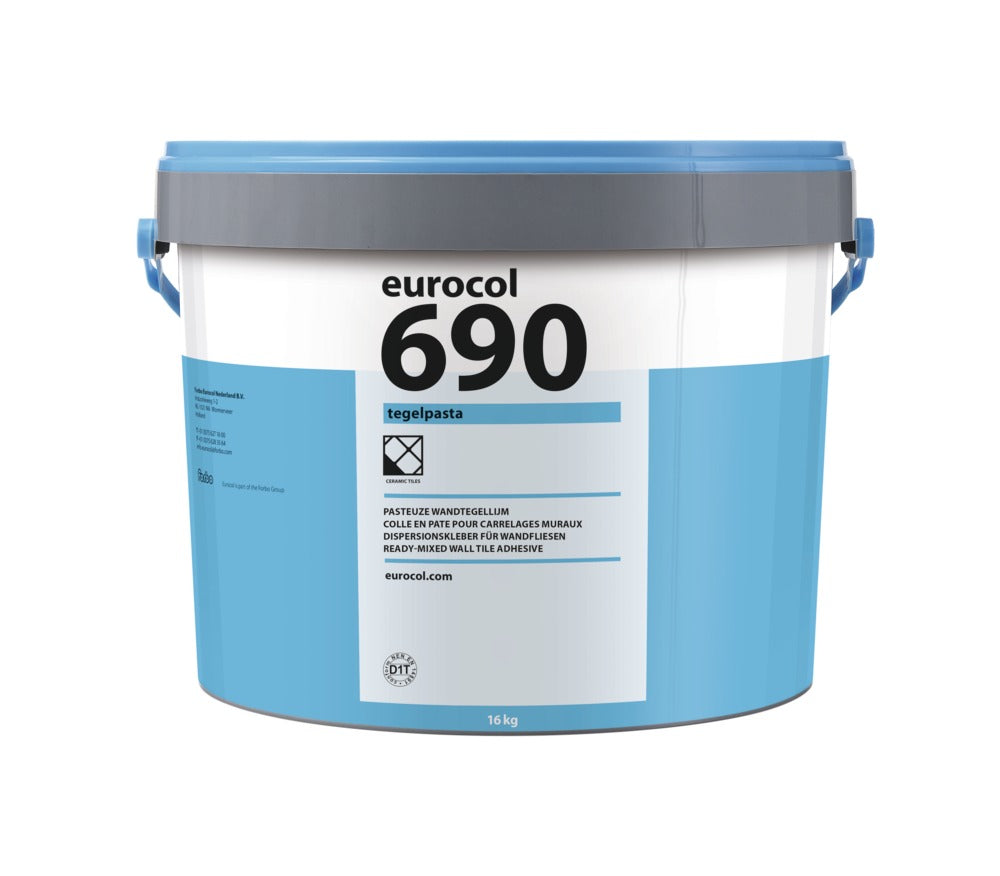 Eurocol 690 Tegelpasta Wand Gebroken Wit 16kg-062364