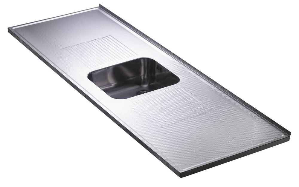Reginox Werkblad AR106N131ER1 RVS 101,5 cm met wafel bak 60 rechts cm FSC Mix 70%-078506