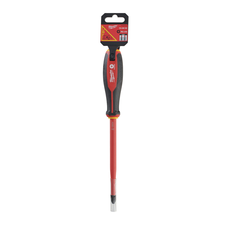 Milwaukee Schroevendraaier VDE Tri-Lobe PH3x150mm-10000059