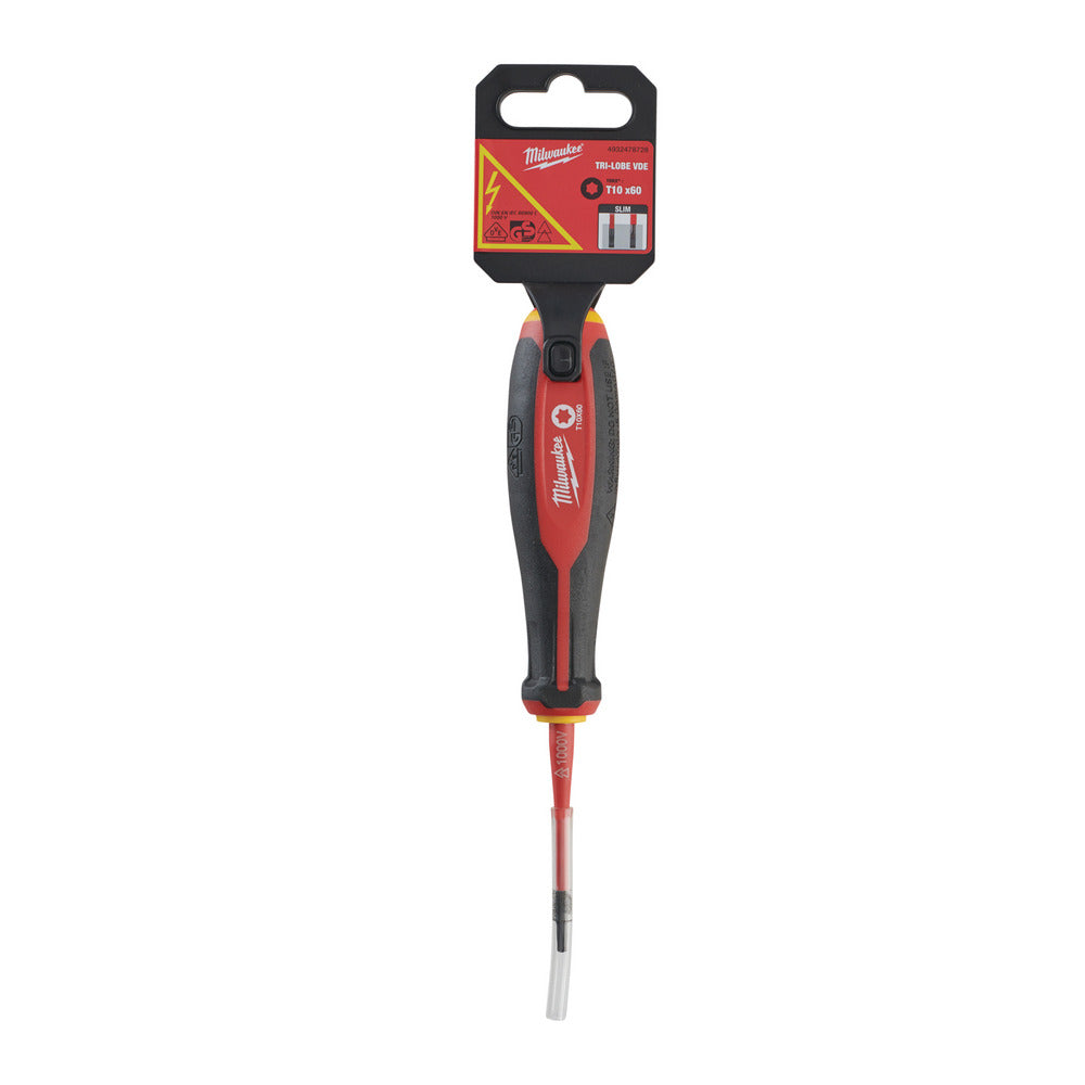 Milwaukee Schroevendraaier VDE Tri-Lobe T10x60mm-10000060