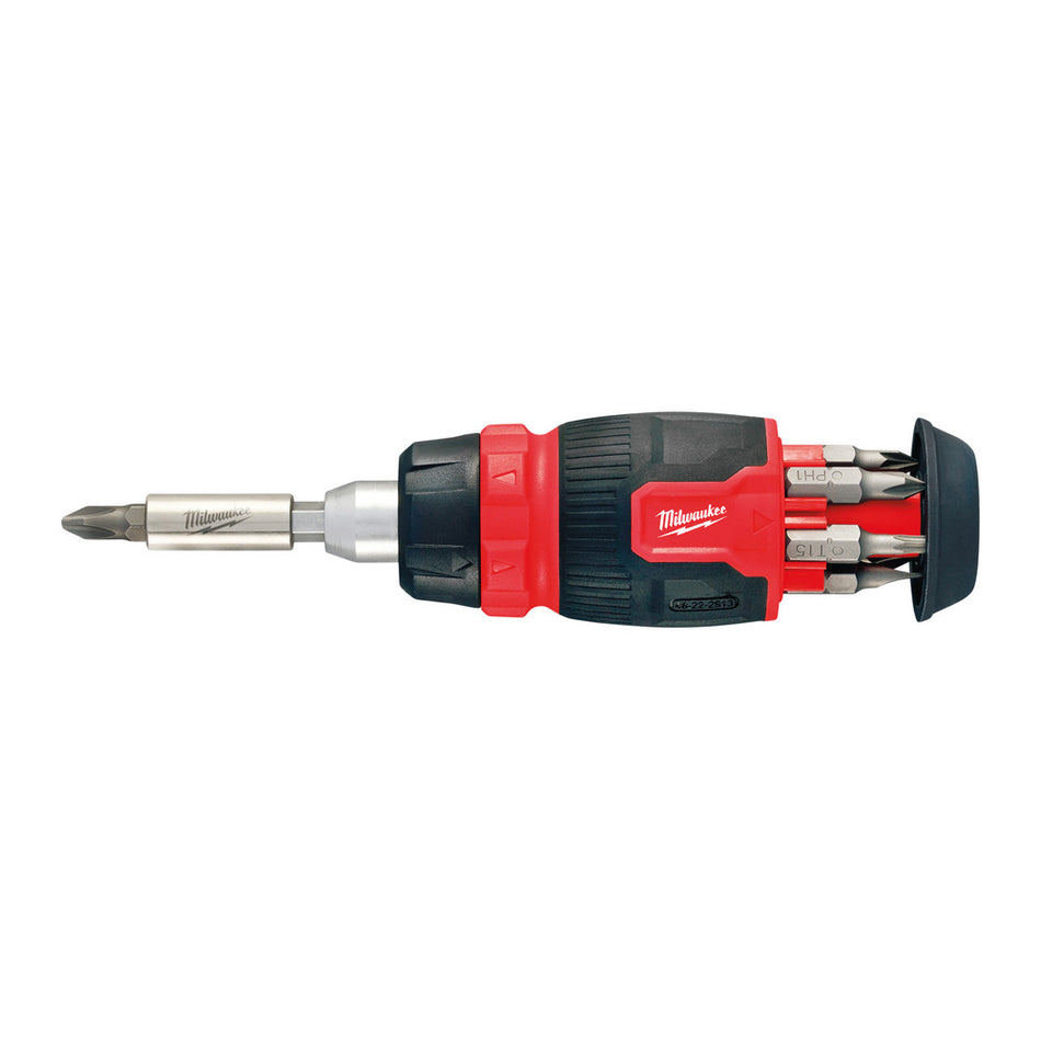 Milwaukee Schroevendraaier Multi-Bit 8-In-1 Ratel Compact-10000073