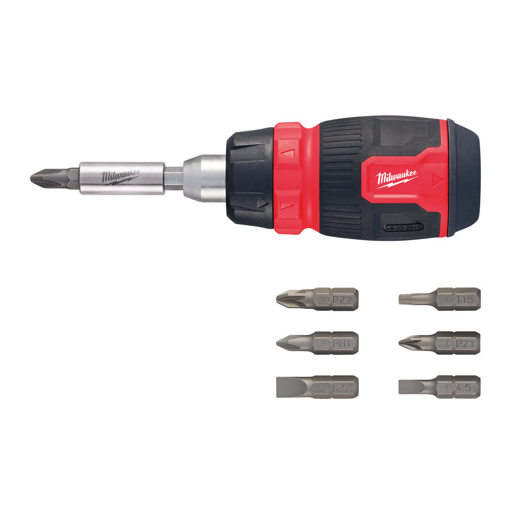 Milwaukee Schroevendraaier Multi-Bit 8-In-1 Ratel Compact-10000073