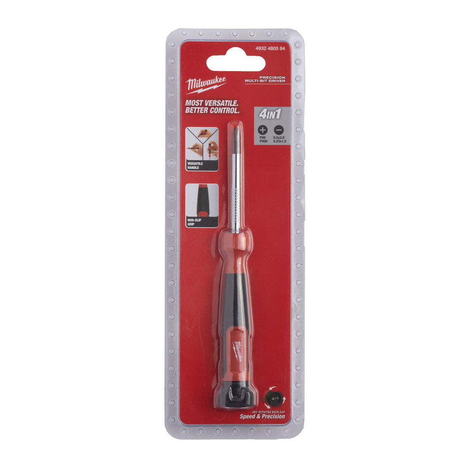 Milwaukee Schroevendraaier Multi-Bit 4-In-1 Precisie-10000074