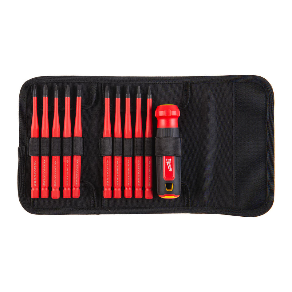 Milwaukee Schroevendraaierset VDE Geïsoleerd 10-In-1 Multi-Bit In Etui-10000076