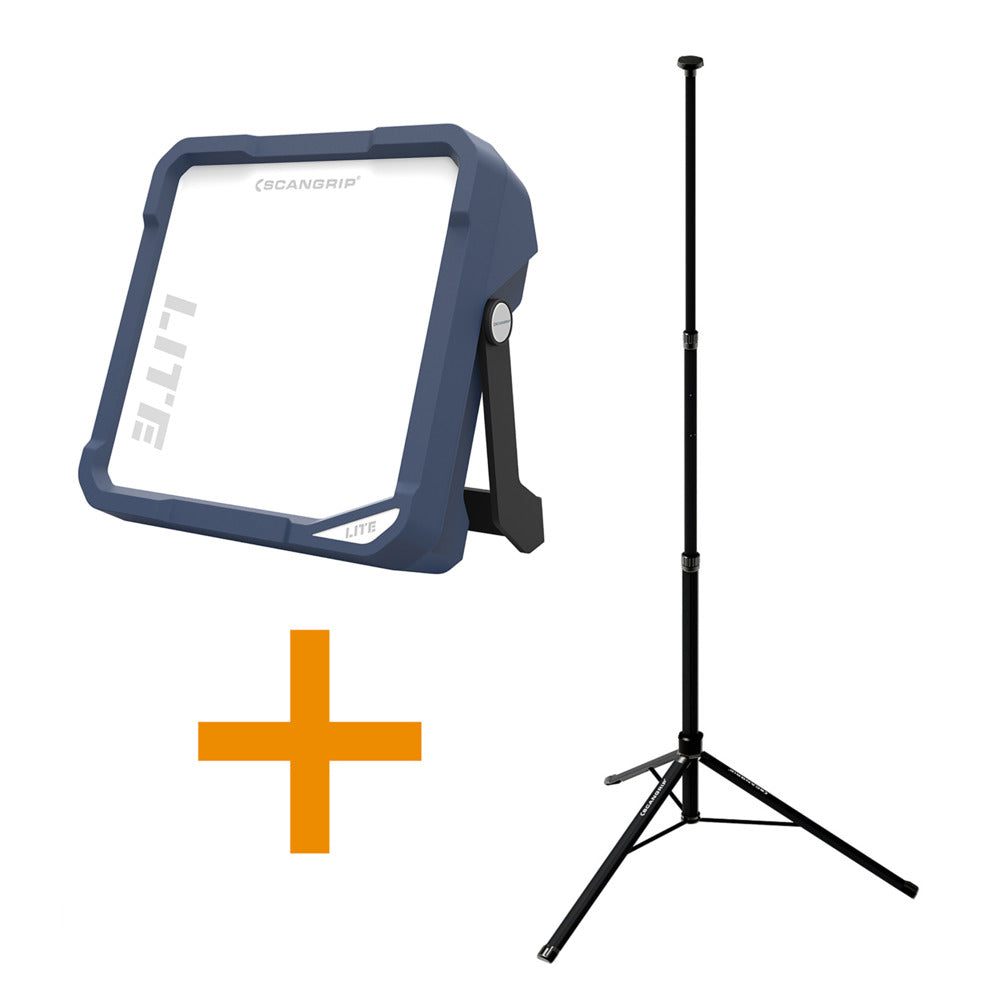 Scangrip Vega Lite Led Bouwlamp 6000Lm + Statief 2m-10000086