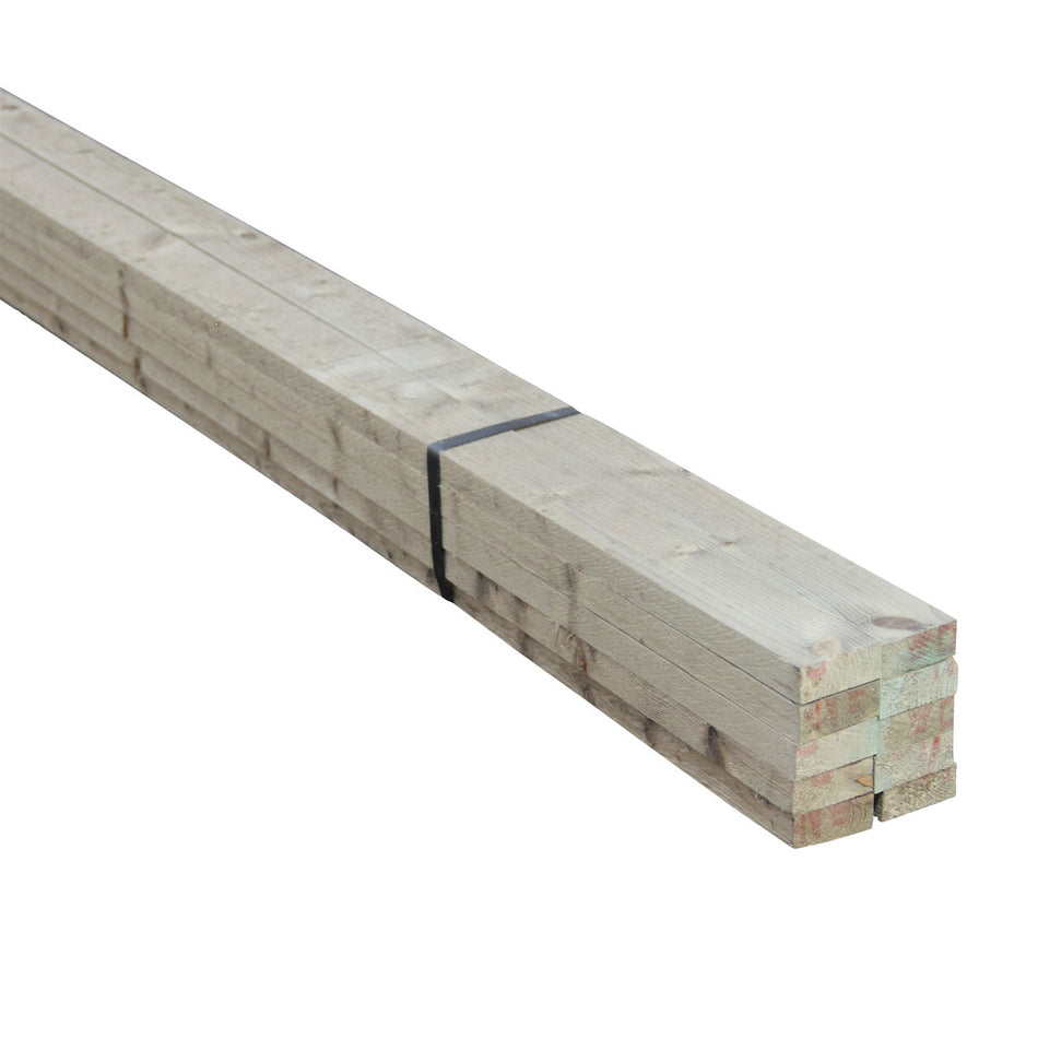 Vuren Geschaafd Geïmpregneerd 28x70x4500mm 70% PEFC-10000125
