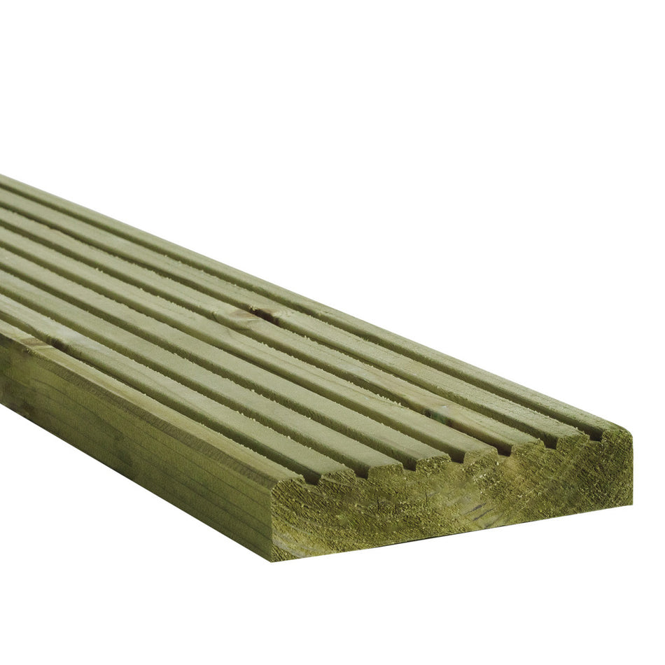 Vuren Vlonderplank Geïmpregneerd 28x145x3000mm 70% PEFC-10000137