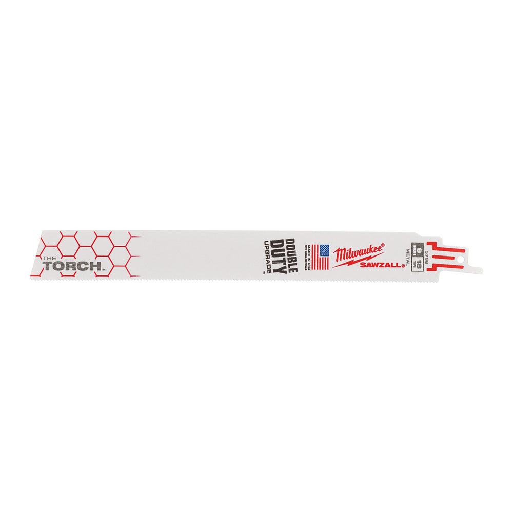 Milwaukee Reciprozaagblad Sawzall metaal Heavy Duty TORCH 230mm 18-Tpi 5st-10000147