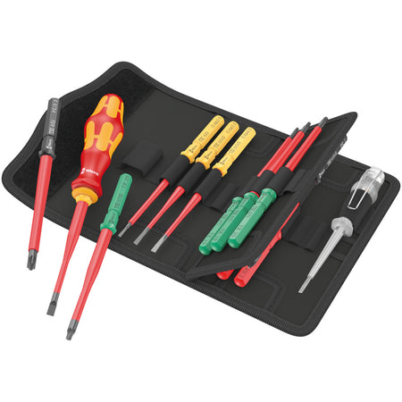 Wera Kraftform Kompakt Schroevendraaierset VDE 16 Extra Slim Tool Finder-10000164