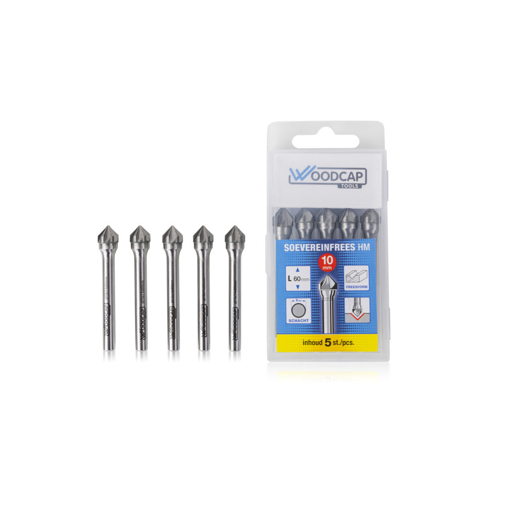 Woodcap Tools HM Soevereinfrees ø10mmx14x60mm 5st-10000175