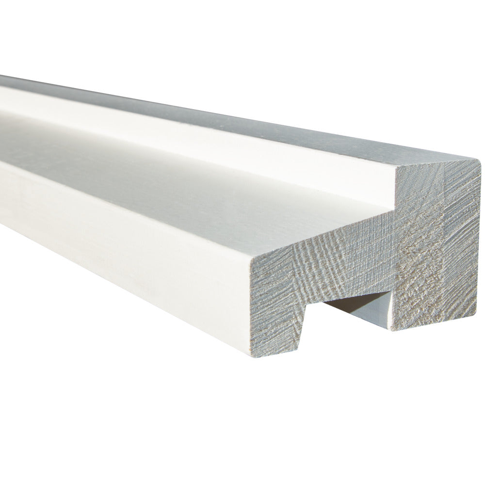 Kozijnprofiel C Grenen Gegrond Wit 66x110mm FSC 100%-10000195