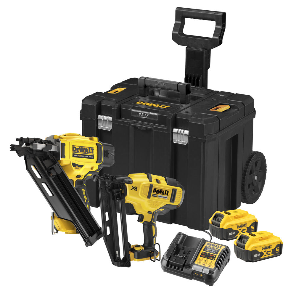 DeWalt Tacker Voordeelset 18V XR DCN930 + DCN660 - 2 x 5Ah In TSTAK-10000218