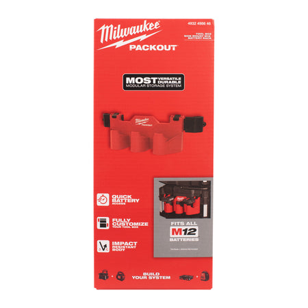 Milwaukee Packout Zijmontage M12 Accu Rek-10000266
