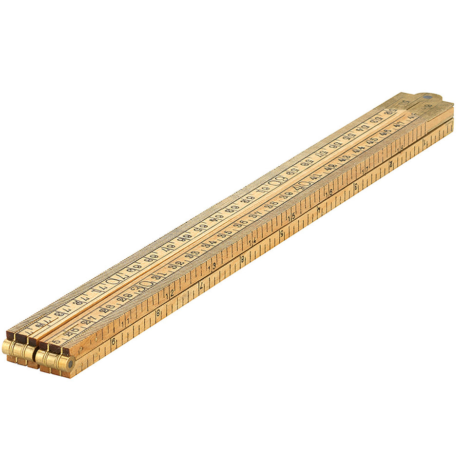 Duimstok Hout blank 1m-10000281