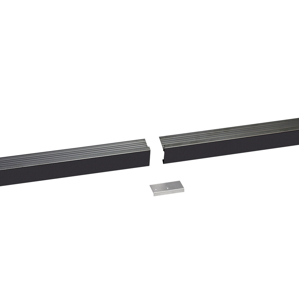 Roval Daktrim Standaard Aluminium Zwart 45x45mm 2,5m-10000566