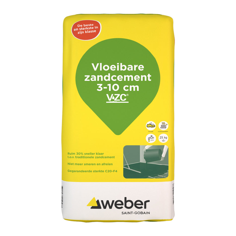 Weber Beamix Vloeibare Zandcement VZC 3-10cm CT-C20-F4 25kg-10000652