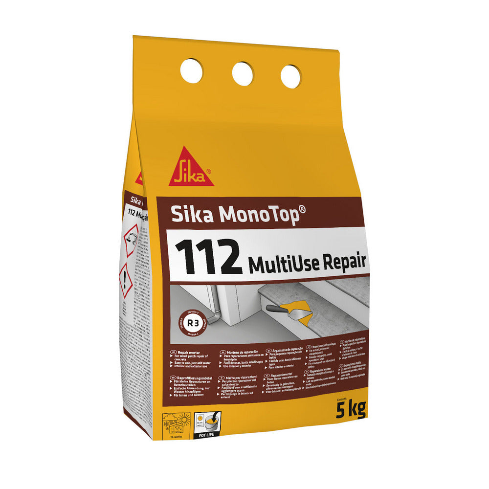 Sika MonoTop Betonreparatiemortel 112 MultiUse Repair R3 5kg-10000794