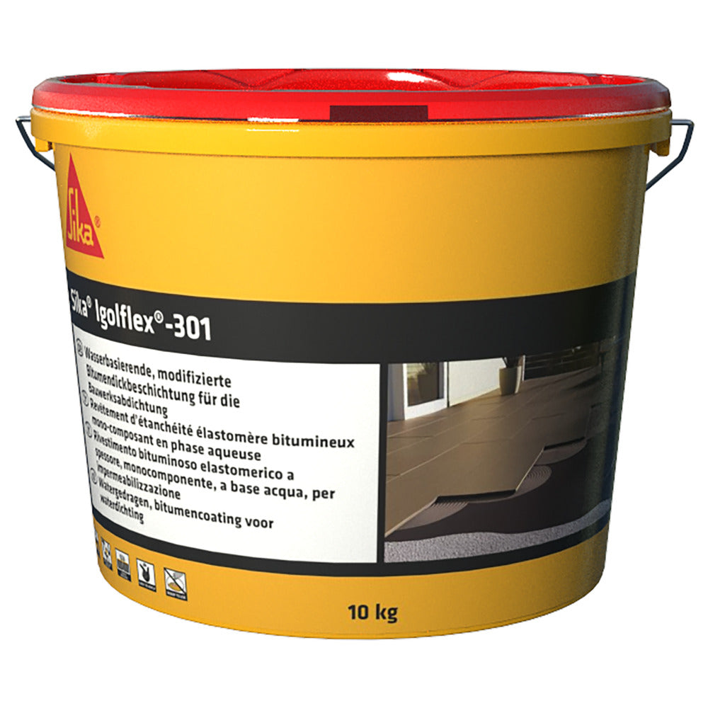 Sika Igolflex Waterdicht Membraan 301 Vloeibaar Bitumen 10kg-10000796