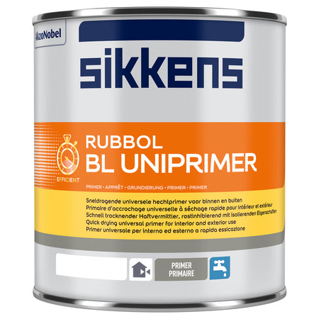 Sikkens Primer Rubbol BL Uniprimer Wit/W05 1L-10000862