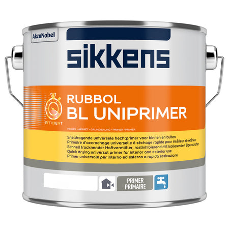 Sikkens Primer Rubbol BL Uniprimer Wit/W05 2,5L-10000863
