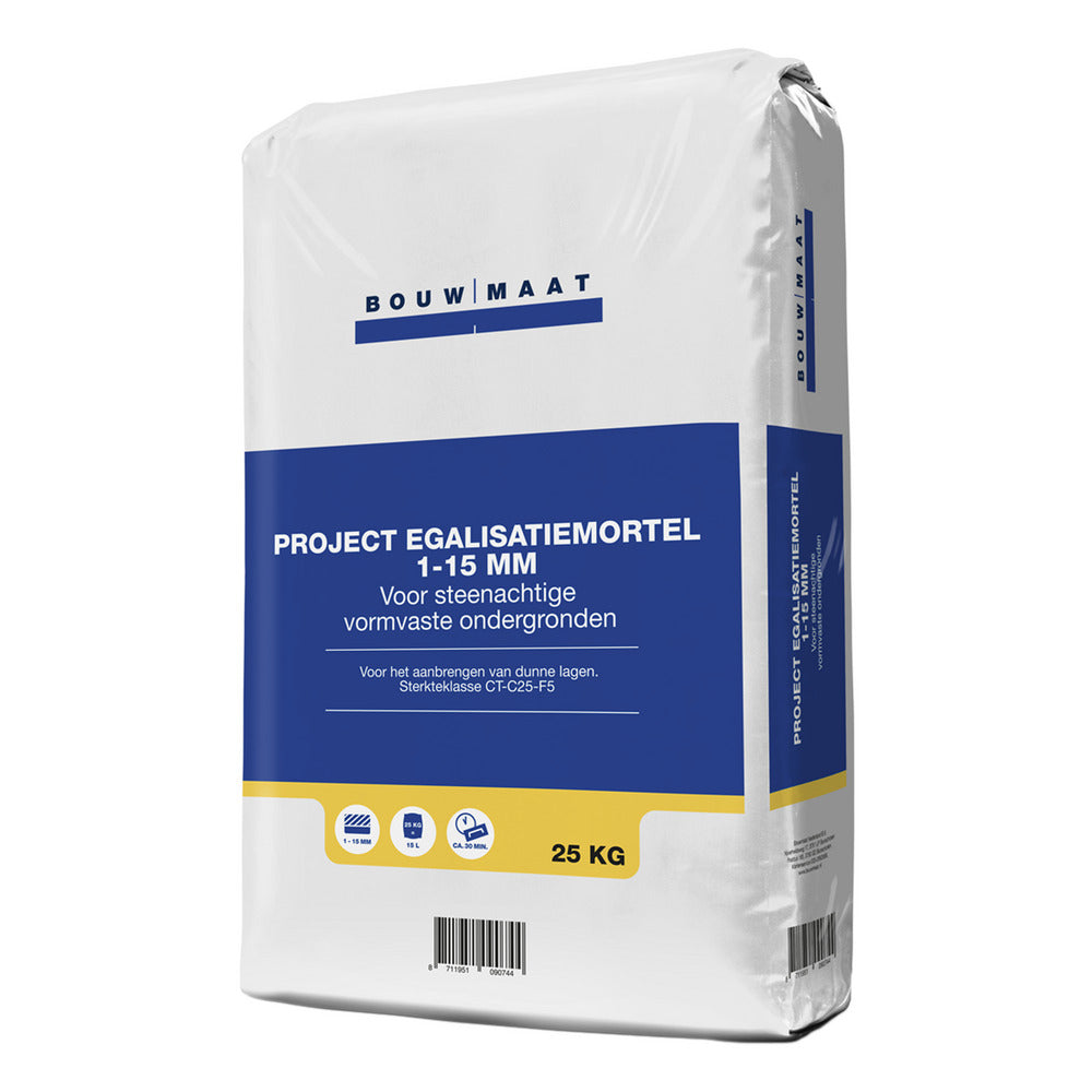 Bouwmaat Project Egalisatiemortel 1-15 mm 25kg-10000864