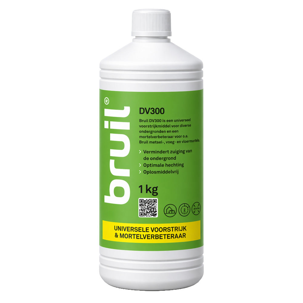 Bruil Universele Voorstrijk Mortelverbeteraar DV300 Zuigende Ondergrond 1kg-10000875