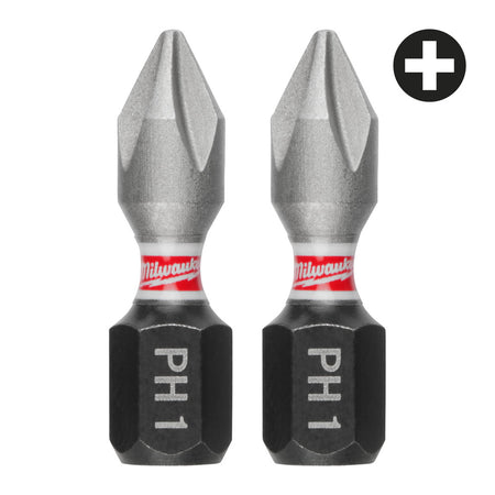 Milwaukee Schroefbit SHOCKWAVE PH1 25mm 3st-10000967
