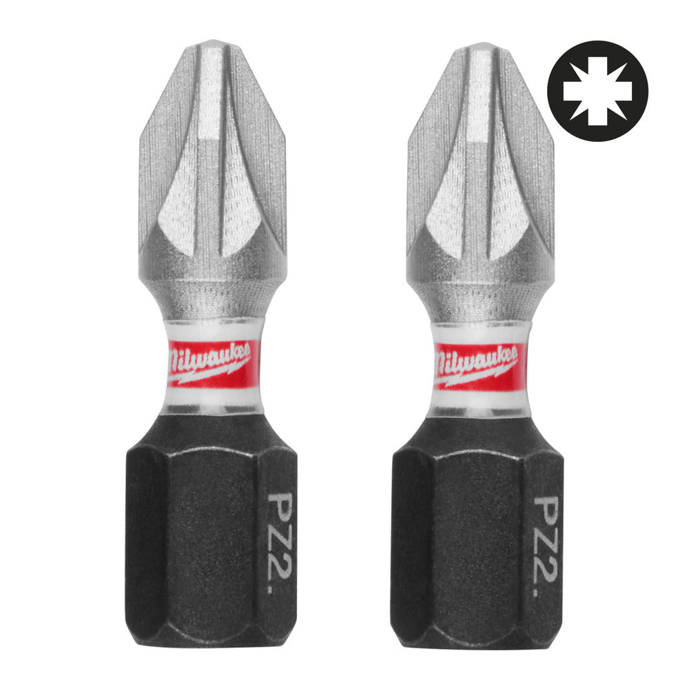 Milwaukee Schroefbit SHOCKWAVE PZ2 25mm 3st-10000970