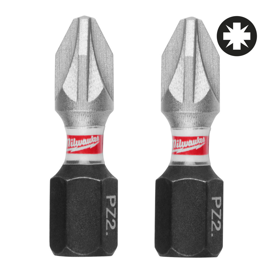 Milwaukee Schroefbit SHOCKWAVE PZ2 25mm 3st-10000970