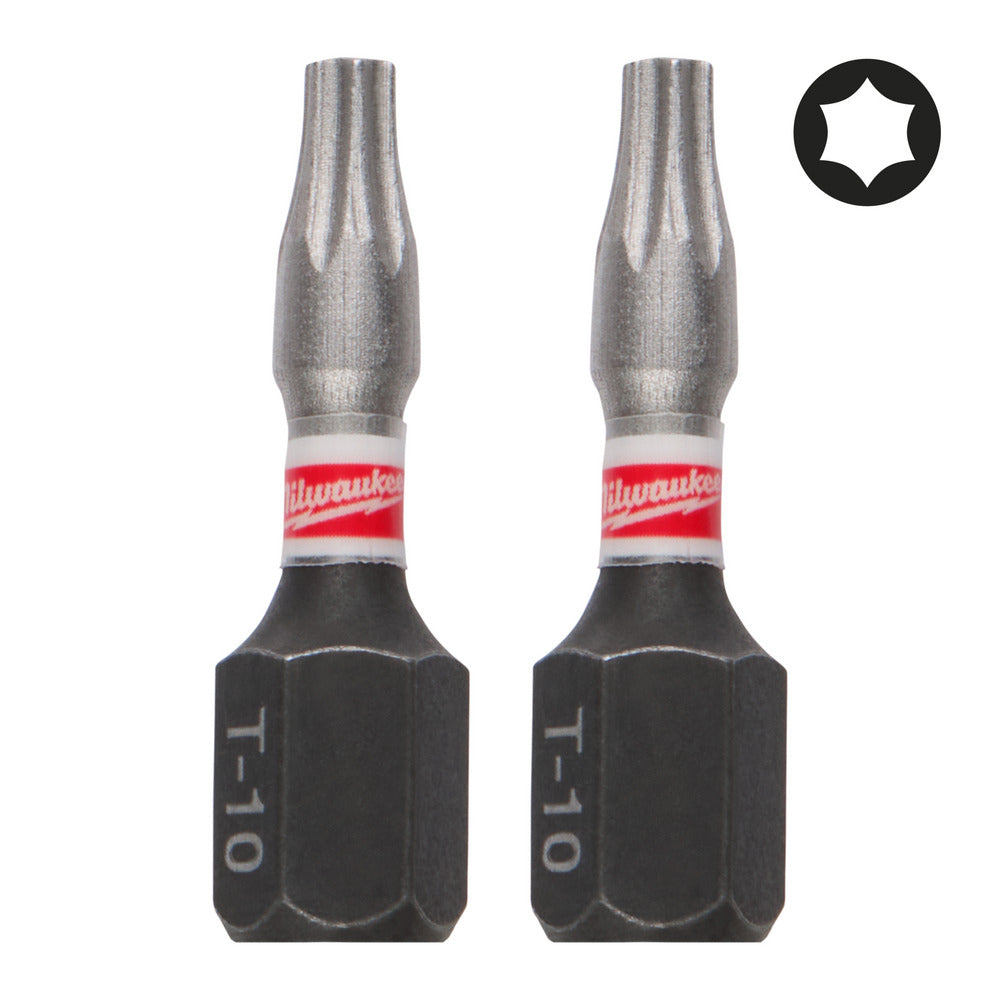 Milwaukee Schroefbit SHOCKWAVE TX10 25mm 3st-10000972