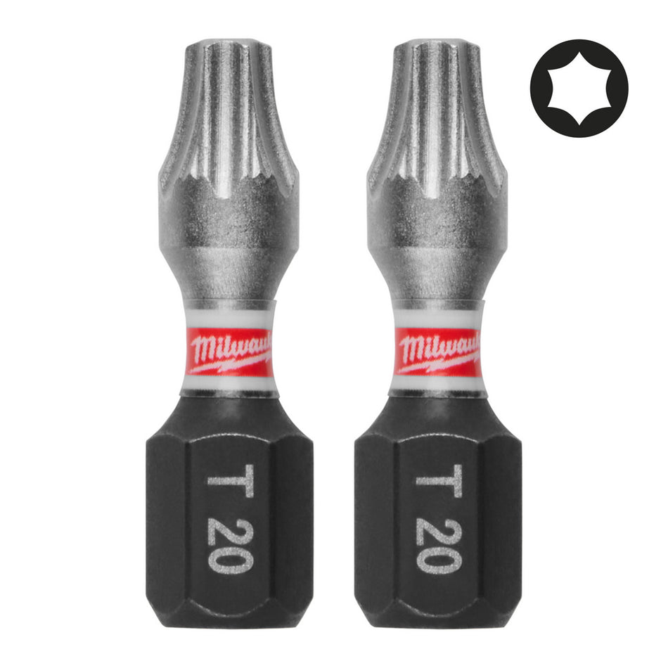 Milwaukee Schroefbit Shockwave TX20 25mm 3st-10000974