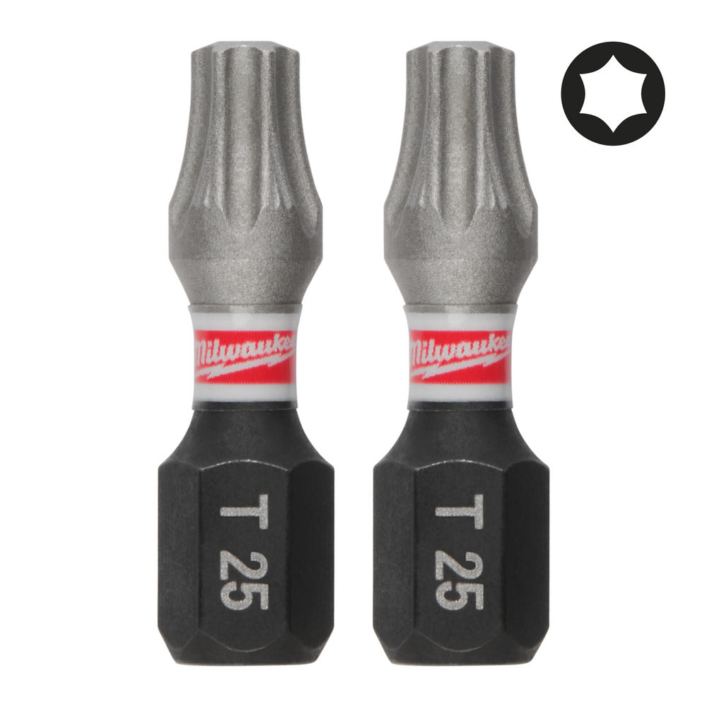 Milwaukee Schroefbit Shockwave TX25 25mm 3st-10000975