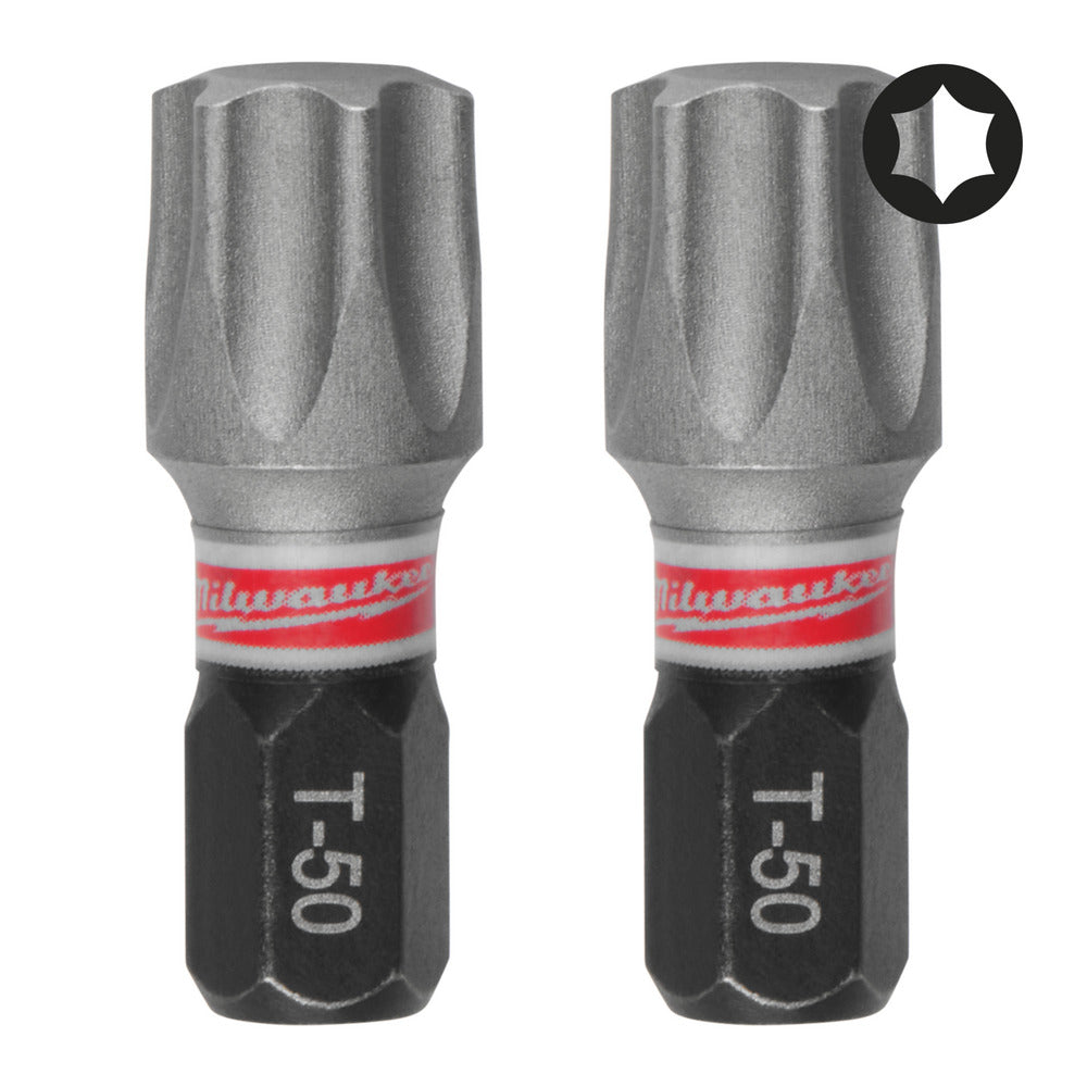 Milwaukee Schroefbit SHOCKWAVE TX50 25mm 3st-10000978