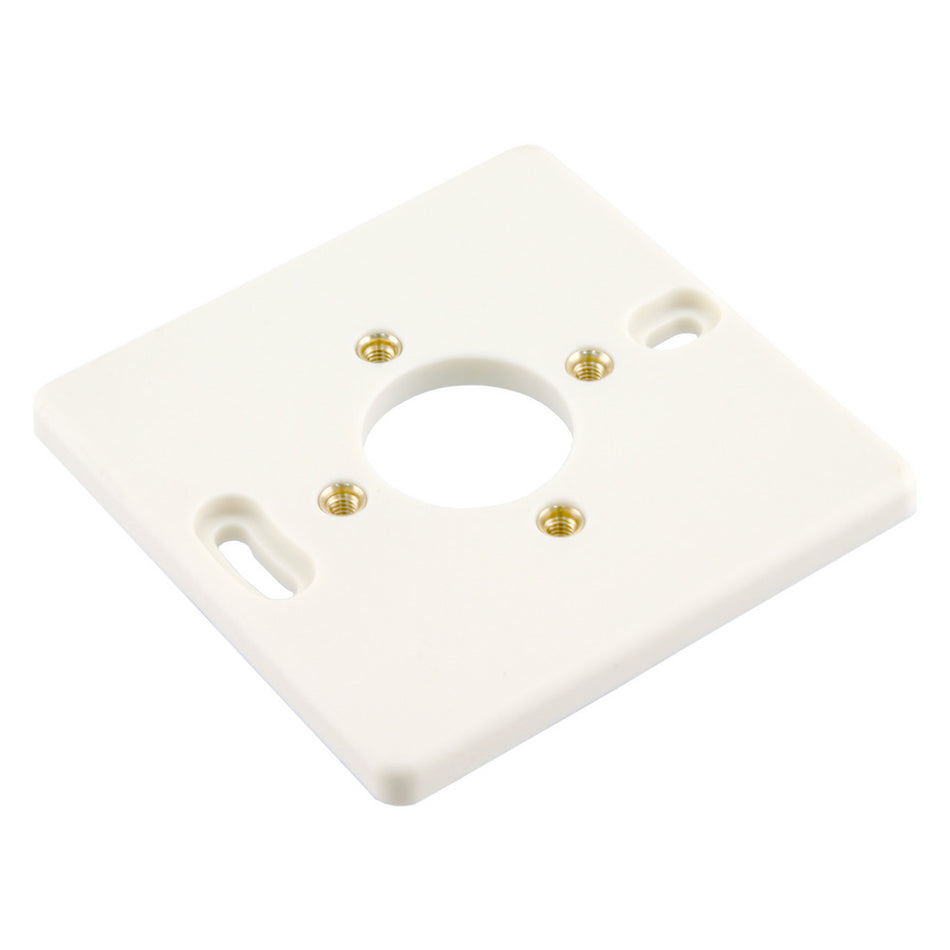 Q-Link Montageplaat 1-voudig Met Felsmoer M4 Polarwit-10001033